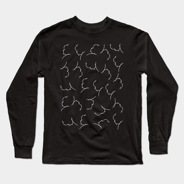 Hitchock pattern Long Sleeve T-Shirt by burropatterns